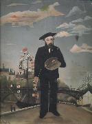 Myself Landscape Portrait Henri Rousseau